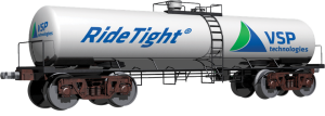 ridetight logo on railcar